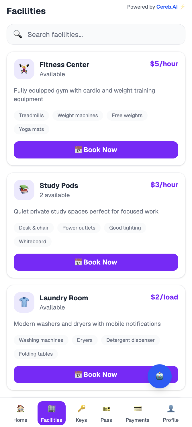 Facility Booking System