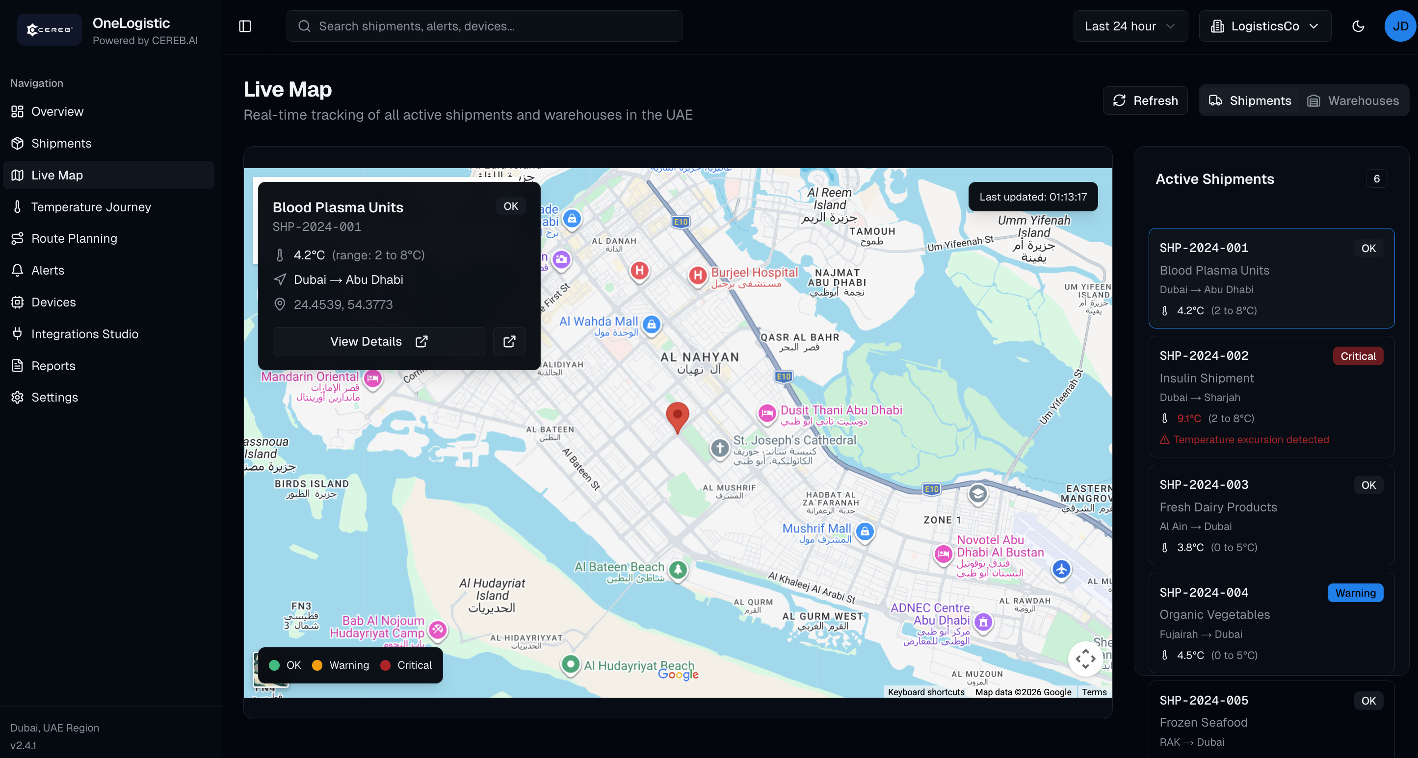 Live GPS Tracking Map